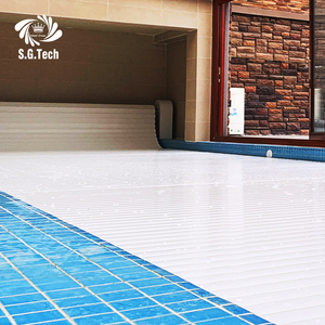 Cubierta para <span class=keywords><strong>Piscina</strong></span> Eléctrica Personalizada Watercrown de Material PC con Tiras de Sellado de Tercera Generación, Larga Vida Útil y Protección UV - Product Image 3