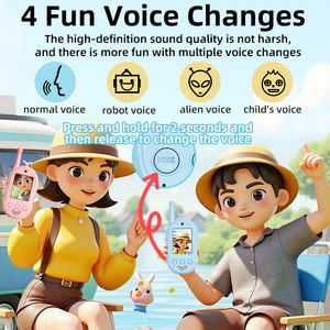 Talkies-walkies vidéo intelligents sans fil pour enfants, appels vidéo <span class=keywords><strong>HD</strong></span> Facetime, effets vocaux, jeu amusant, ensemble cadeau pour enfants - Product Image 5