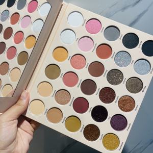 Usine de gros 30 couleurs Private Label Makeup Glitter Matte Colors Vegan Eyeshadow Palette - Product Image 6