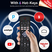 Control Remoto Universal para TV Philips - Compatible con Todos los Televisores Inteligentes Philips, LED, LCD, HDTV, 3D, con 6 Botones de Acceso Directo