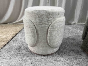 Poggiapiedi Multifunzionale Moderno in <span class=keywords><strong>Legno</strong></span> Massello, Sgabello Piccolo per Soggiorno, Camera da Letto, Toeletta e Cambio Scarpe - Product Image 3