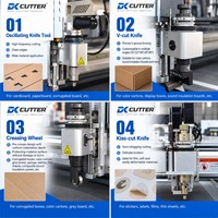 Machine de découpe numérique pour autocollants en vinyle imprimé, panneaux en mousse KT, enseignes, présentoirs POS, découpe de contour par caméra CCD