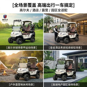 Sheng Dafei Electric <b>Golf</b> Cart 72V 200Ah 150km Range Multi Seat Park Shuttle Bus Durable Design - Product Image 5