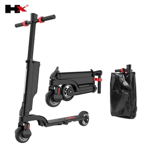 250W Rugzak Elektrische Kick Scooter met twee 5.5 inch Wielen en de Kleinste Vouwen grootte/Afneembare Batterij