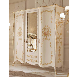 <span class=keywords><strong>Armadio</strong></span> di Lusso Bianco a 3 Ante con <span class=keywords><strong>Specchio</strong></span> per Camera da <span class=keywords><strong>Letto</strong></span> in Stile Francese - Product Image 1