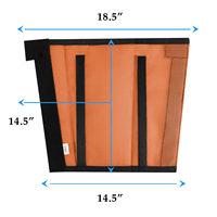 Ensemble de 2 bottes anti-mouches pour chevaux bottes équestres respirantes en plastique PVC protège-jambes pour chevaux