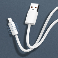 LDNIO Tersedia LS901 25W Kabel USB Type C 1M dengan Jalinan Kawat untuk iPhone, Kabel Data Pengisian Cepat