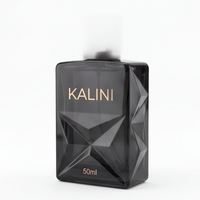Flacon de parfum de luxe 50 ml vide en verre carré personnalisable avec atomiseur et boîte – Fournisseur d'usine, marque privée