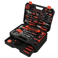 Kit d'outils à main complet 321 pièces pour la maison et la réparation automobile, comprenant clés à douille, tournevis, pinces et boîte à outils