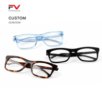 Monture de lunettes classique rectangulaire en acétate, monture intégrale unisexe, multicolores, vente en gros de montures optiques