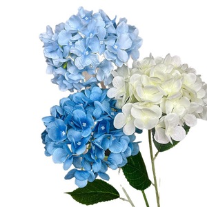 ดอกไฮเดรนเยียประดิษฐ์คุณภาพสูง ขนาดใหญ่ สัมผัสเหมือนจริง ทำจากยางลาเท็กซ์ สำหรับตกแต่งงานแต่งงานและบ้าน ขายส่ง - Product Image 3