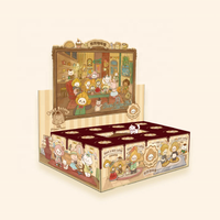 Vente en gros de figurines authentiques Bear Coffee Club Blind Box, figurines d'ours adorables et tendance, jolis cadeaux de collection
