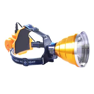 Induction headlamp wearing nine core white light strong focus large aperture outdoor long range headlamp