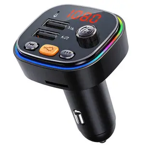 Led Colour BT车载FM发射器usb mp3播放器，带双USB充电器