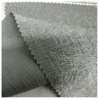 Tissu satiné froissé type acétate 105 GSM - Texture douce et soyeuse, durable et infroissable, idéal pour les robes et les vêtements de détente