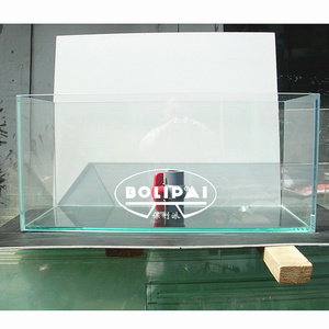 Tanque de vidrio personalizado <span class=keywords><strong>Cristal</strong></span> Clear Acuario de vidrio de 15 mm - Product Image 4