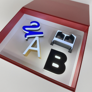 Para COSUN Chan 3D LED iluminado signos para restaurantes bares oficinas y edificios transformador alimentado publicidad Minated signos - Product Image 6