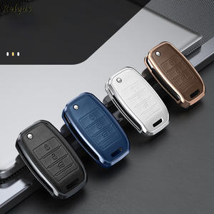 Porte-clés de voiture en alliage d'aluminium pour Kia Sportage Cerato Optima <span class=keywords><strong>K2</strong></span> K3 K4 K5 Rio Picanto <span class=keywords><strong>K2</strong></span> Soul Sorento <span class=keywords><strong>Ski</strong></span> Sedona Accessoires - Product Image 1
