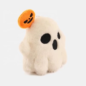 Peluche di Halloween: Gatto Zucca Fantasma, Animali di Peluche Morbidi in Cotone, Decorazioni da Tavolo per Feste di Halloween - Product Image 5