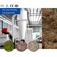Ligne de production de granulés de bois LANE, machine à granulés de biomasse pour sciure de bois, copeaux de bois, paille, coques de riz, fournisseur d'usine