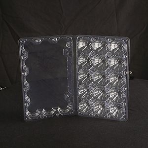 กล่องใส่ไข่เป็ดแบบใส PET 15 หลุม ทรงสี่เหลี่ยม ผลิตจากพลาสติกขึ้นรูป - Product Image 3