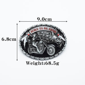 Fabricantes Metal <span class=keywords><strong>Wolf</strong></span> Head <span class=keywords><strong>Belt</strong></span> <span class=keywords><strong>Buckle</strong></span> Custom Buena calidad Western Cowboy Aleación de zinc Metal <span class=keywords><strong>Belt</strong></span> Buckles - Product Image 5