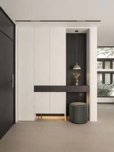 Contemporary Modern Design Wood Panel Shoe <b>Cabinet</b> <b>for</b> Home <b>Bedroom</b> Dining Living Room or School Furniture - Product Image 6