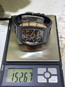 Nuevo y Moderno Reloj Mecánico Automático Tourbillon de Cerámica Negra de Alta Calidad 47 Black Knight para Hombre - Product Image 5