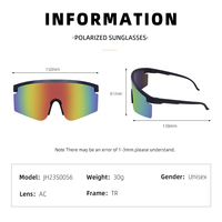 Lunettes de sport à monture personnalisée et sans monture Lunettes de sport imperméables unisexes tendance pour le cyclisme