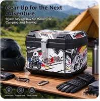 Top Case Moto Personnalisable avec LOGO, Nouveau Coffre Arrière Moto en Aluminium Argenté avec Doublure, Grand Coffre Moto à Vendre