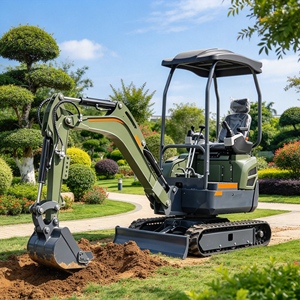 Mini-excavatrice d'usine 1,8 tonne, <span class=keywords><strong>micro</strong></span>-excavatrice hydraulique sur chenilles, petite excavatrice pour usage agricole, domestique et de jardin - Product Image 2