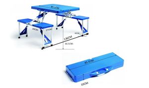 Hot Bán Xách Tay Gấp Bảng Và Ghế Vali Dã Ngoại Bảng Với Ô Lỗ Cho <span class=keywords><strong>4</strong></span> Người Cho Sân Cắm Trại - Product Image 4