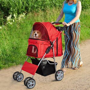Carrito Plegable Resistente Pawise <span class=keywords><strong>para</strong></span> Mascotas, con 3/4 Ruedas, Cómodo y Suave, <span class=keywords><strong>para</strong></span> <span class=keywords><strong>Perros</strong></span> y Gatos - Product Image 6