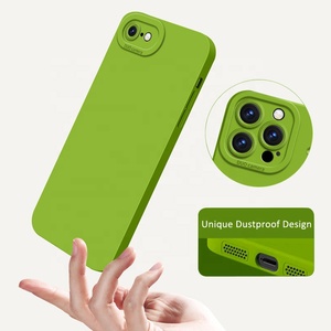 เคสโทรศัพท์ซิลิโคนเหลวกันกระแทกสำหรับ <span class=keywords><strong>iPhone</strong></span> SE <span class=keywords><strong>2022</strong></span> <span class=keywords><strong>SE3</strong></span> 8 7 6 Plus มีกล้องคู่ปกป้อง SE2 - Product Image 2