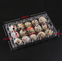 Barquettes à œufs de caille en plastique recyclable, boîtes d'emballage blister pour œufs de caille, boîtes d'emballage de détail pour œufs de caille pour supermarchés