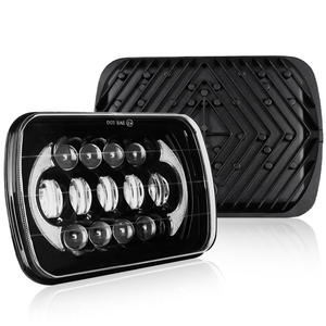 Faro Led de aluminio de alta calidad de 24V, 5x7 pulgadas, faro Led rectangular de 7 pulgadas, <span class=keywords><strong>coche</strong></span> 5x7 para Jeep Wrangler Harley - Product Image 1