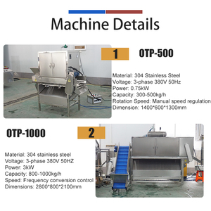 Máquina Peladora de Ajo y Cebolla Industrial Tipo Cadena con Soplado de Aire 500-1000kg/h Venta Directa de Fábrica - Product Image 2