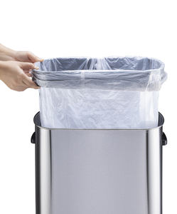 سلة مهملات للمطبخ/المكتب/المطعم من المعدن المصقول بالستانلس ستيل قائمة بمستشعر حركة 50 لتر (13 جالون) للاستخدام الداخلي/الخارجي - Product Image 6