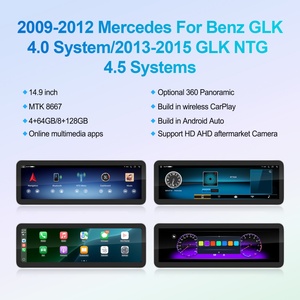14.9 Inch Android 13 Car Navigation Head Unit for Benz GLK 2009-2015 with CarPlay Android <b>Auto</b> 4G DSP Car DVD Player Car Stereo - Product Image 3