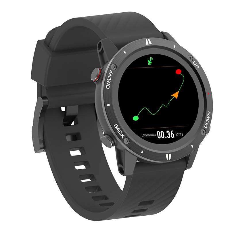 Black Silicone Strap