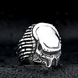 SS8-217R acciaio soldato Il Predator anello di stile per gli uomini in acciaio inox di alta qualità di modo popolare punk dei monili - Product Image 3