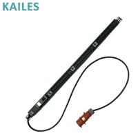 KAILES (KLS) Série K44S, 3 phases, 32A, 21 prises, 200-240VAC, aluminium noir, PDU pour centre de données, salle informatique, distribution d'alimentation