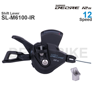 Maneta de Cambio Derecha <span class=keywords><strong>SHIMANO</strong></span> DEORE <span class=keywords><strong>M6100</strong></span> de 12 Velocidades SL-<span class=keywords><strong>M6100</strong></span>-R SL-<span class=keywords><strong>M6100</strong></span>-IR - Abrazadera - 12v - Piezas Originales - Product Image 4