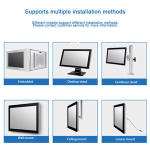 Mở Khung ánh sáng mặt trời ngoài trời nổi bật công nghiệp màn hình cảm ứng màn hình hiển thị với <span class=keywords><strong>22</strong></span> inch <span class=keywords><strong>LCD</strong></span> pcap màn hình cảm ứng cho kiosk - Product Image 6