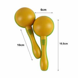 Martillo de Arena de Plástico con Cabeza Redonda de Colores, <span class=keywords><strong>Instrumento</strong></span> de Percusión Orff, Maracas de Estilo Jardín de Infancia - Product Image 1