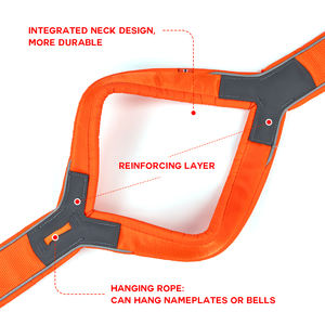 ヘンシャインナイトリフレクション効果統合ネックデザイン耐久性調整可能ナイロンスポンジ充填犬用ハーネス - Product Image 4