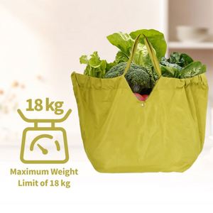 Bolsa de Compras Plegable, Portátil y Suave, Multicolor, Espaciosa y Reutilizable para el Supermercado, las Compras Diarias y el Uso Cotidiano - Product Image 5