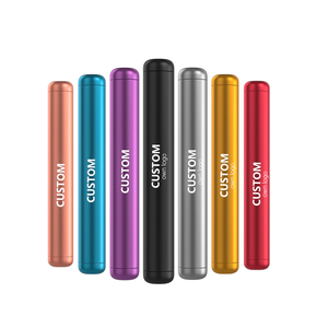 卸売カスタムレーザーロゴカラフルな金属アルミニウム喫煙アクセサリーシガレットハーブチューブコンテナ - Product Image 1