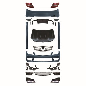 Nuevo parachoques grande C63AMG modificado C180 C260 C200 parachoques delantero y trasero adecuado para 07-13 para <span class=keywords><strong>Mercedes</strong></span> <span class=keywords><strong>Benz</strong></span> <span class=keywords><strong>Clase</strong></span> <span class=keywords><strong>C</strong></span> W204 - Product Image 1