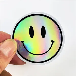 Add Your Logo Crack Easy Peel UV Resist Printing Waterproof Durable Vinyl PVC Self-Adhesive Die Cut Custom Stickers